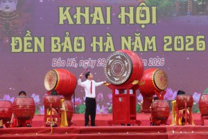 Lào Cai: Đền Bảo Hà khai hội, lan tỏa giá trị di sản văn hóa vùng Tây Bắc