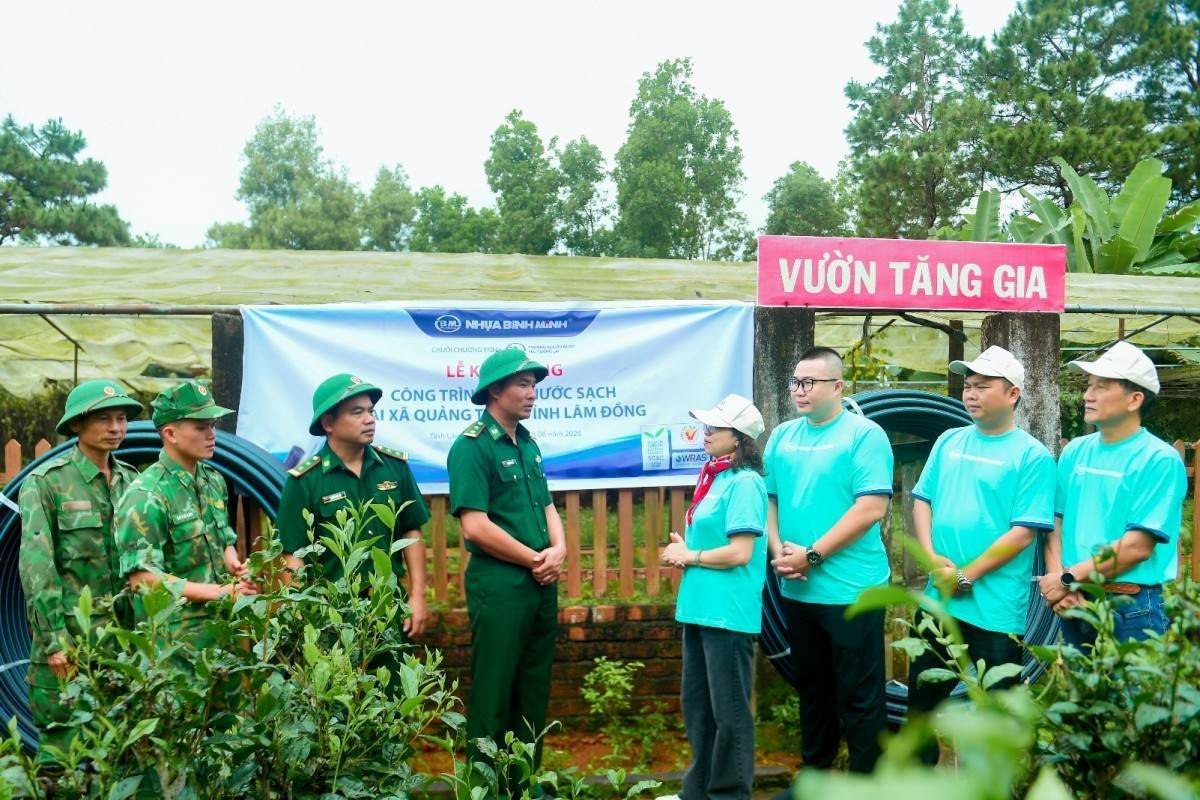 Nhựa Bình Minh đưa nguồn nước đến vùng biên giới, miền núi