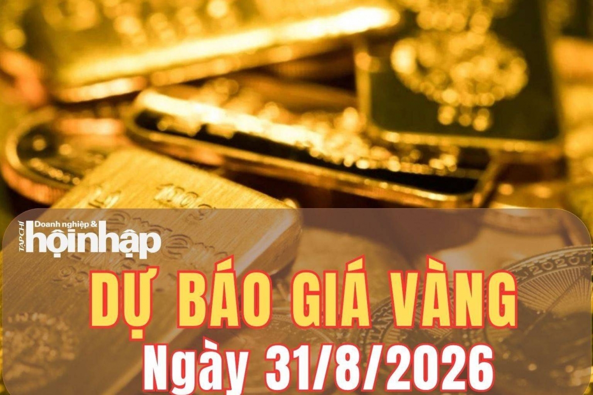 Dự báo giá vàng ngày 31/8: Đà giảm có thể tiếp diễn