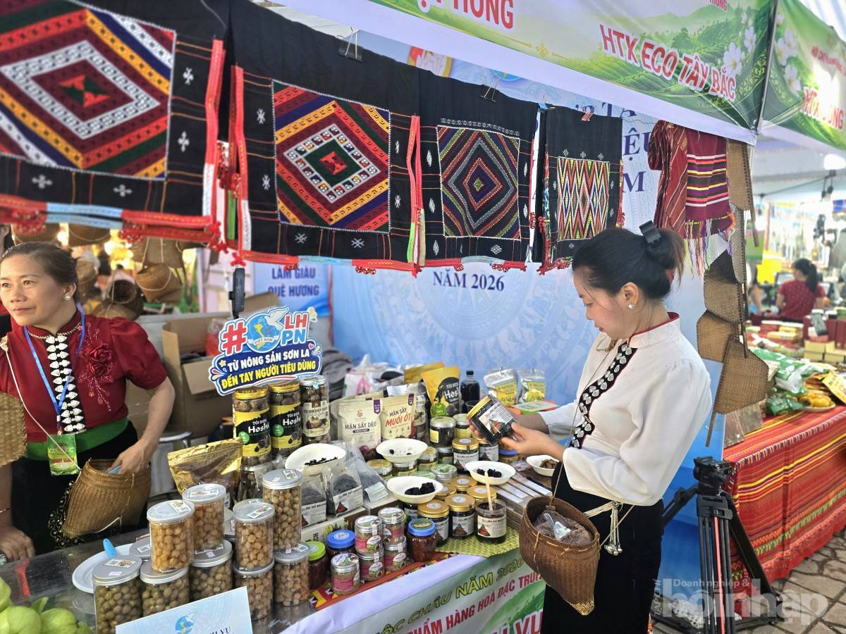 Sơn La: Kết nối sản phẩm, mở rộng thị trường từ Hội chợ Mộc Sơn