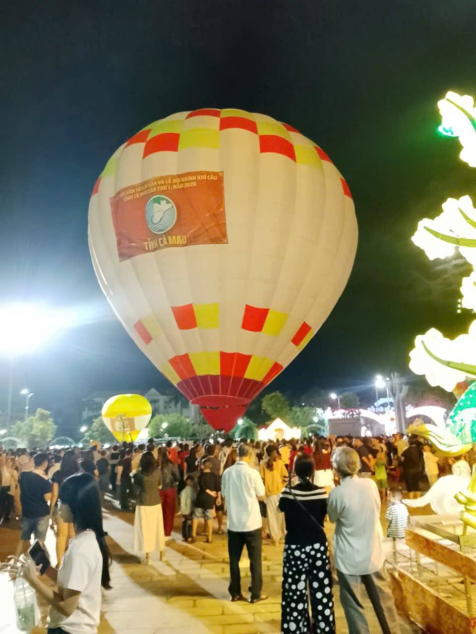 Lễ hội Khinh khí cầu tỉnh Cà Mau lần thứ I năm 2026 thu hút