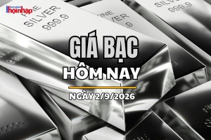 Giá bạc hôm nay 2/9/2026: Fed gây sức ép, bạc thế giới lùi về 66,53 USD/ounce