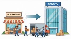 Chuyển từ hộ kinh doanh lên doanh nghiệp có thể không cần chủ tịch, kế toán trưởng