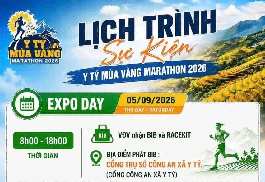 Lào Cai: Y Tý mùa vàng - Chạy marathon giữa ruộng bậc thang, check-in cung đường hình chữ S