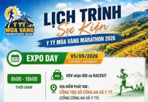 Lào Cai: Y Tý mùa vàng - Chạy marathon giữa ruộng bậc thang, check-in cung đường hình chữ S