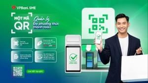 VPBank SME: Một mã MerchantQR, nhận thanh toán từ tài khoản, thẻ đến ví điện tử