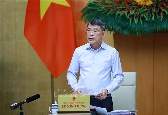 Thủ tướng Lê Minh Hưng chủ trì Phiên họp Chính phủ thường kỳ tháng 8 năm 2026. Ảnh: Dương Giang/TTXVN