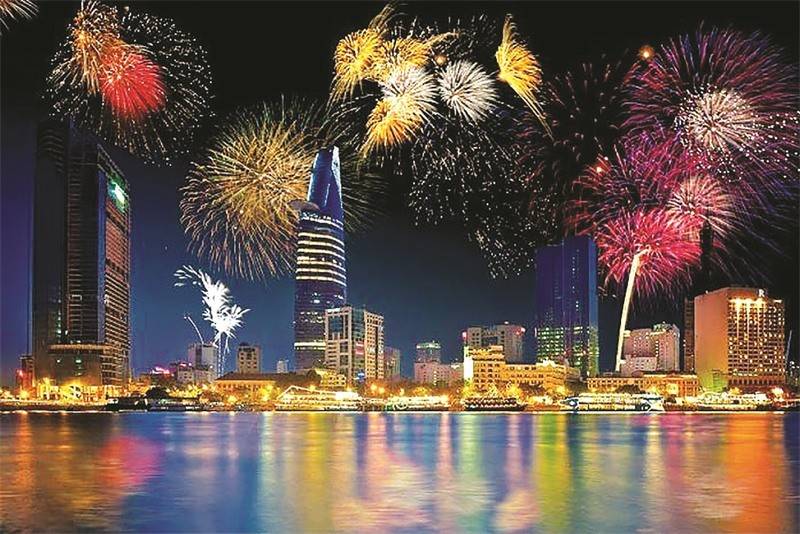 Rực rỡ sắc màu pháo hoa chào mừng Quốc khánh 2/9/2026 tại TP. Hồ Chí Minh.