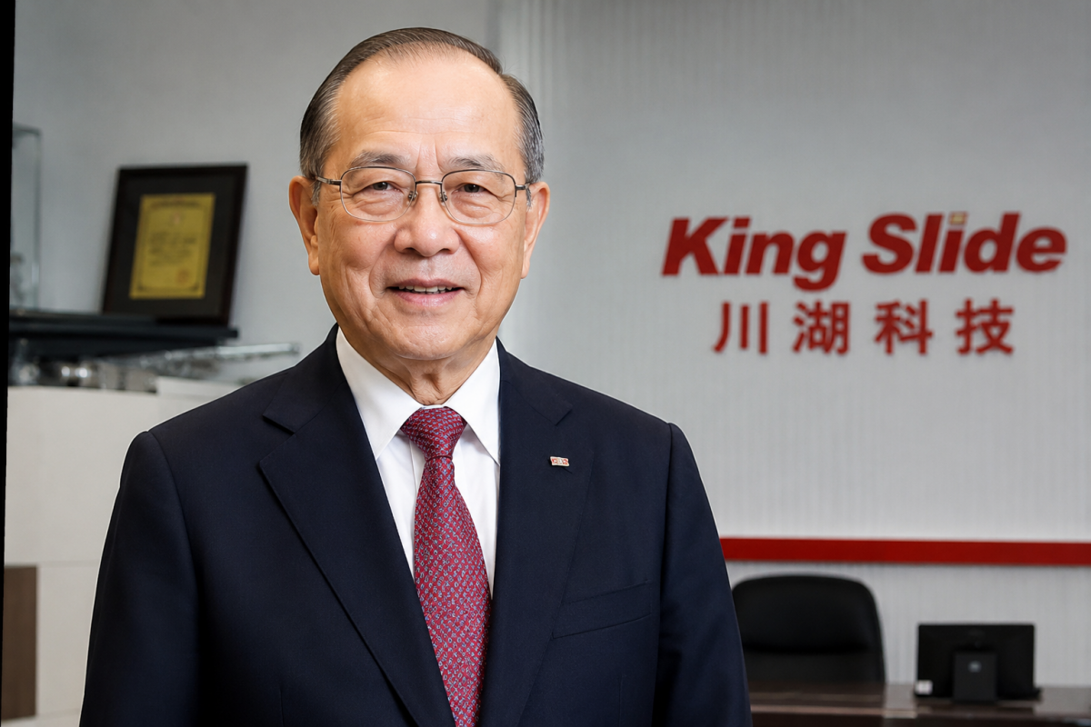 in Tsung-Chi, nhà sáng lập và chủ tịch King Slide Works, từng vươn lên vị trí người giàu nhất Đài Loan khi cổ phiếu công ty tăng mạnh trong làn sóng đầu tư hạ tầng AI.