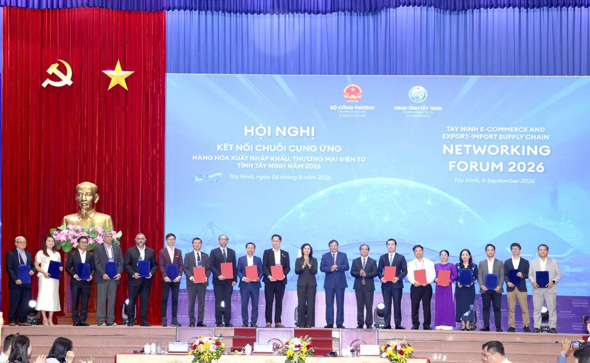 Hội nghị kết nối chuỗi cung ứng Tây Ninh tại Hội trường Thống Nhất