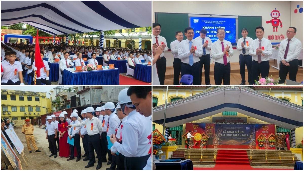 Hơn 1,17 triệu học sinh Hải Phòng náo nức tựu trường, mở ra hành trình mới của khát vọng và tri thức