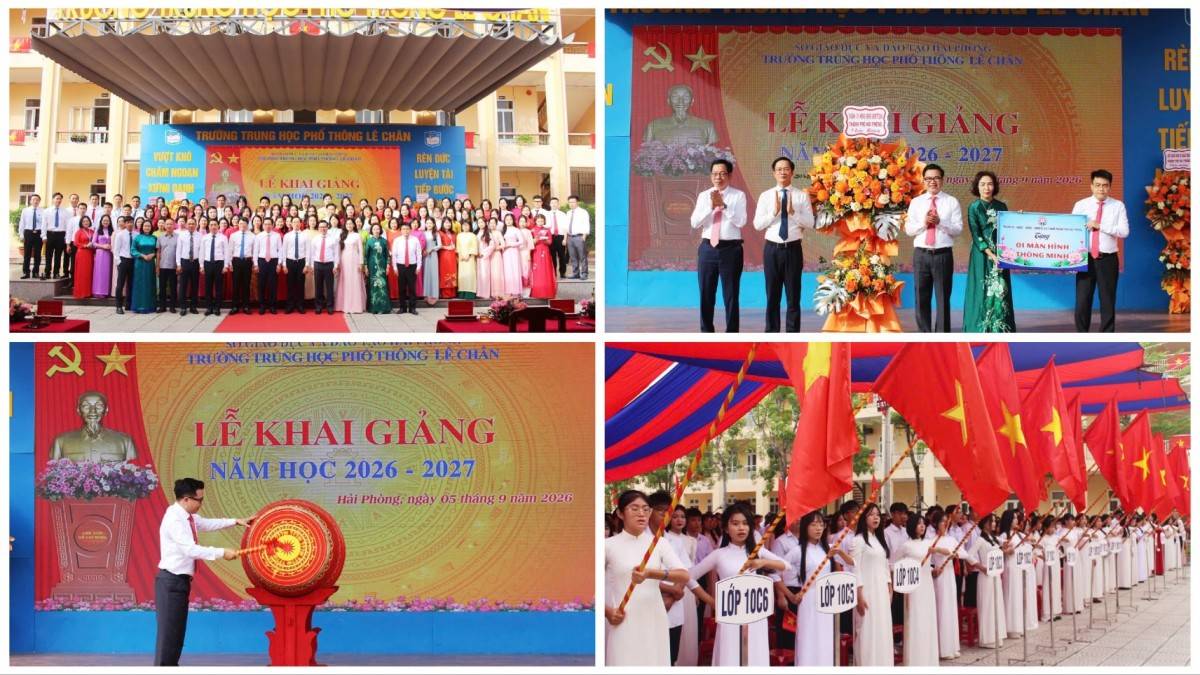 Hơn 1,17 triệu học sinh Hải Phòng náo nức tựu trường, mở ra hành trình mới của khát vọng và tri thức