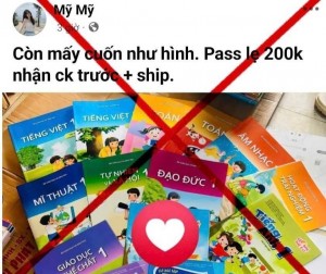Cảnh giác tránh bẫy sách giáo khoa giả rao bán trên mạng