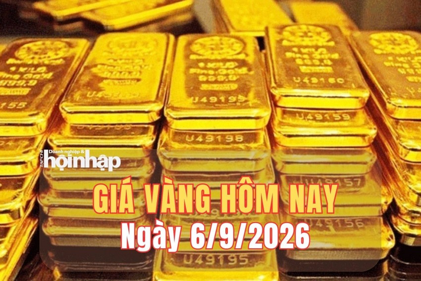 Giá vàng hôm nay 6/9/2026: Giá vàng đồng loạt giảm, nhà đầu tư thận trọng