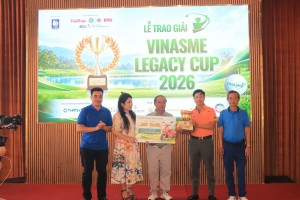 Vinh quang "gọi tên" golfer xuất sắc tại VINASME LEGACY CUP 2026