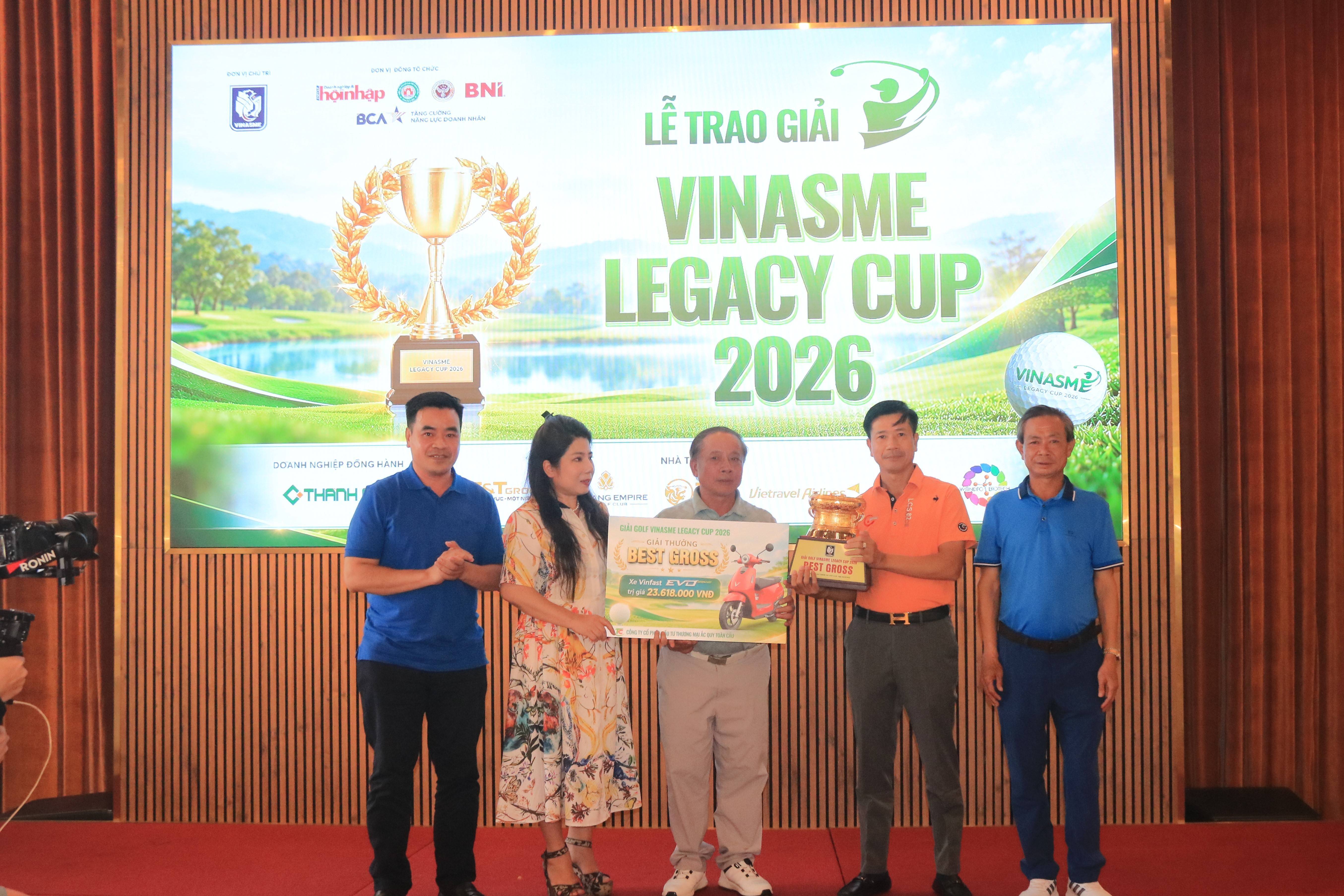 Vinh quang "gọi tên" golfer xuất sắc tại VINASME LEGACY CUP 2026