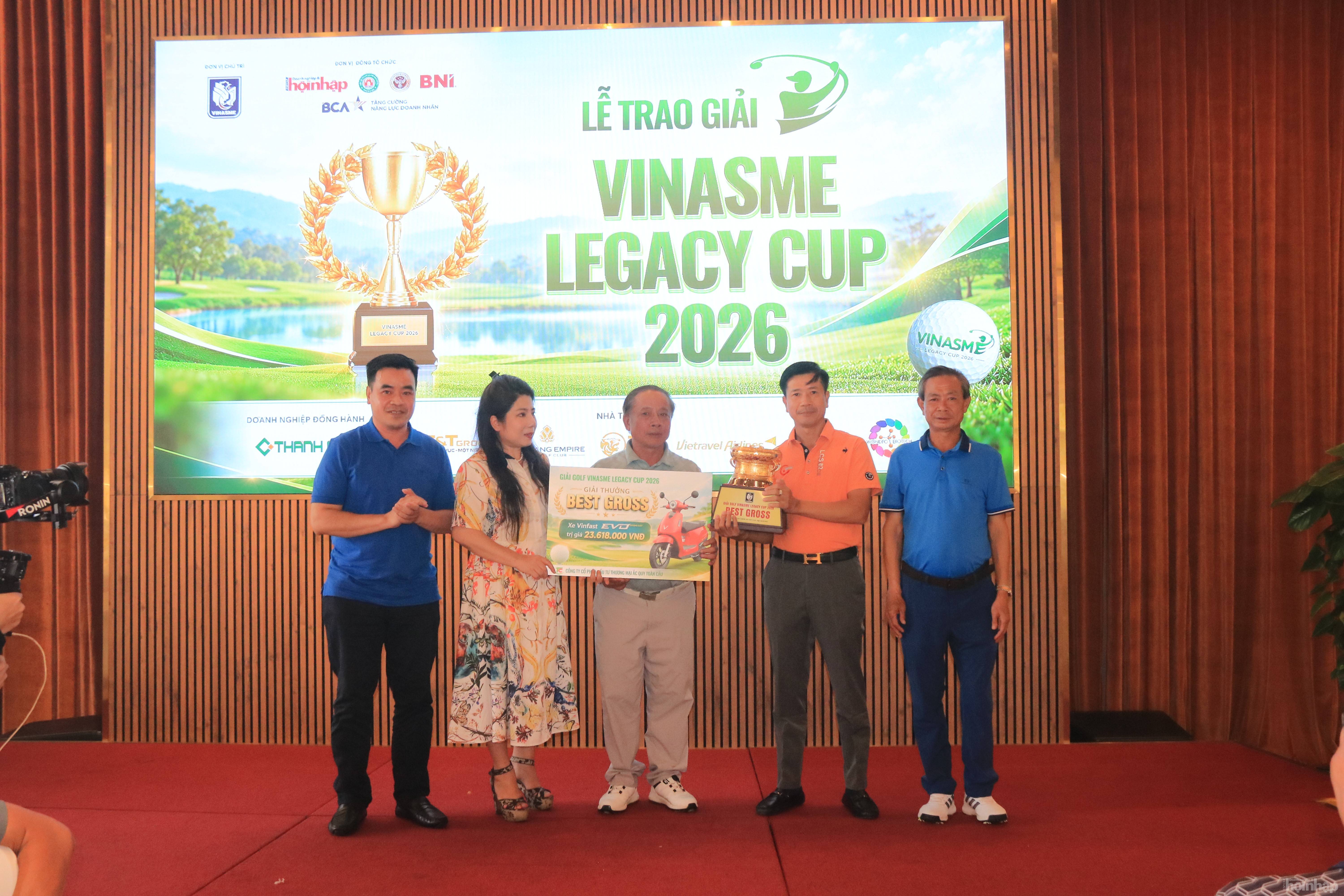 Vinh quang gọi tên golfer xuất sắc tại VINASME LEGACY CUP 2026