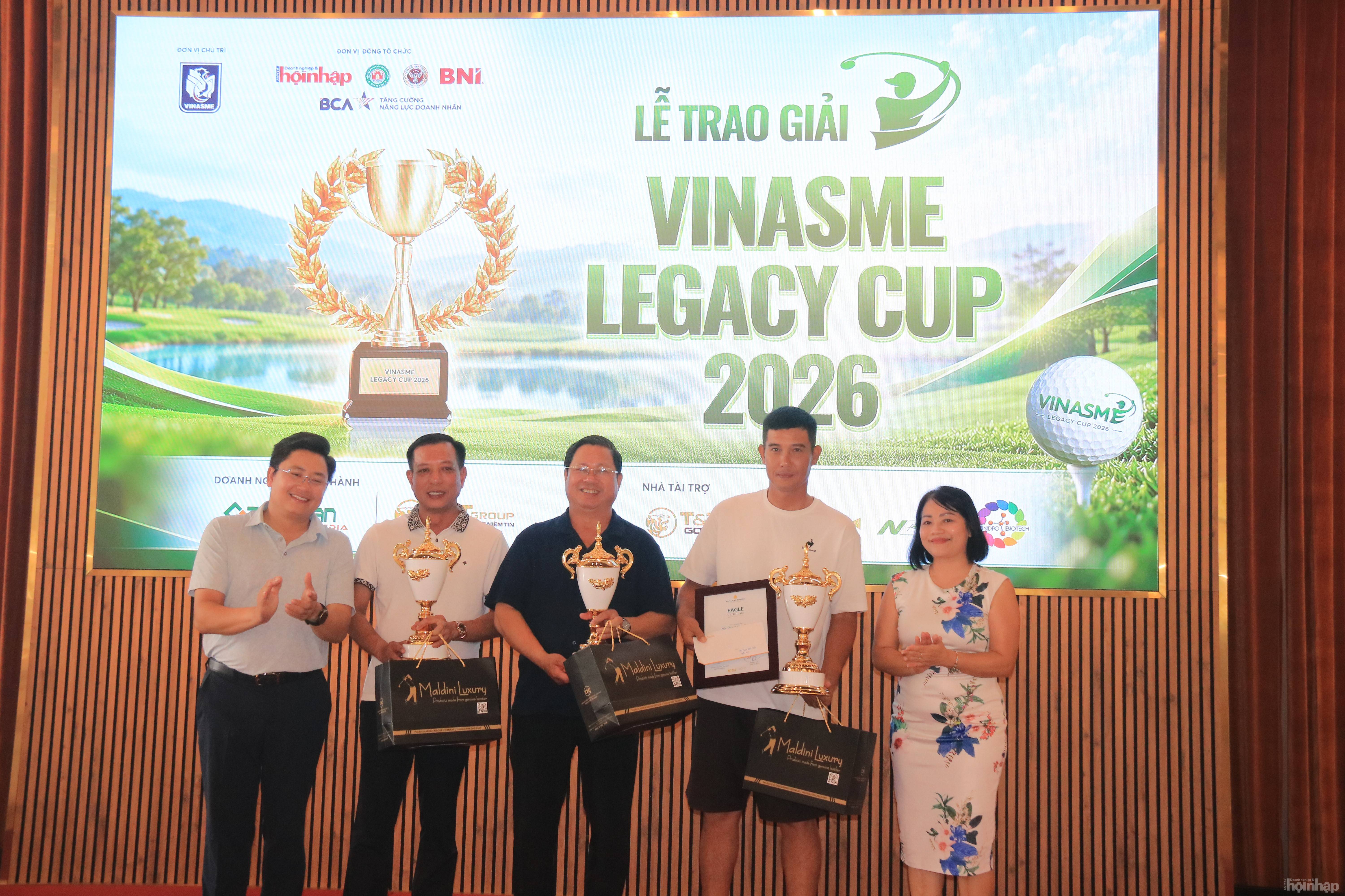Vinh quang gọi tên golfer xuất sắc tại VINASME LEGACY CUP 2026