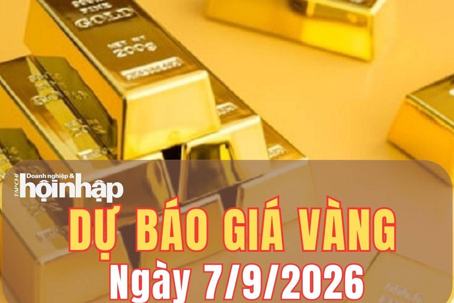 Dự báo giá vàng ngày mai 7/9: Giá vàng khó tránh nhịp giảm