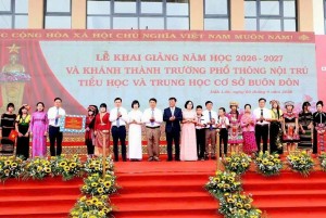 Đắk Lắk: Hơn 500.000 học sinh bước vào năm học mới