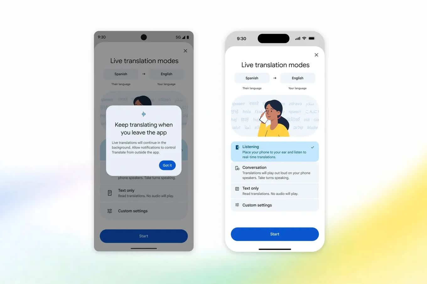 Google Dịch thêm tính năng mới, iPhone không cần tai nghe để nghe bản dịch