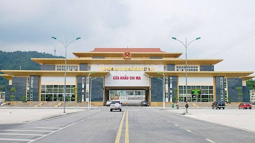 Cửa khẩu Chi Ma có chính diện trùng với đường biên giới: Từ Mốc 1220/2 chạy dọc theo đường biên giới đến Mốc 1239, dài khoảng 5,8 km trên tuyến biên giới Việt Nam - Trung Quốc (Ảnh: 