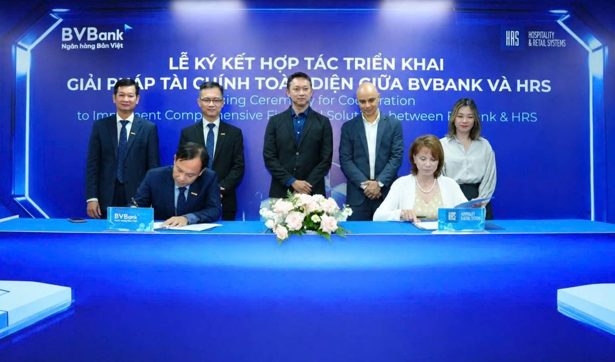 BVBank hợp tác với HRS triển khai thanh toán và tài chính toàn diện cho ngành khách sạn