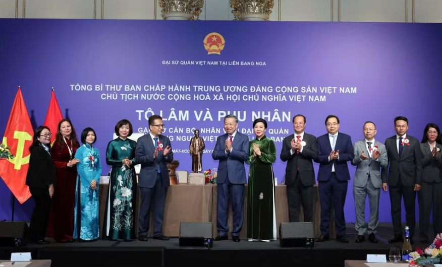 Tổng Bí thư, Chủ tịch nước Tô Lâm kỳ vọng doanh nhân Việt tại Nga mở rộng nhịp cầu hợp tác