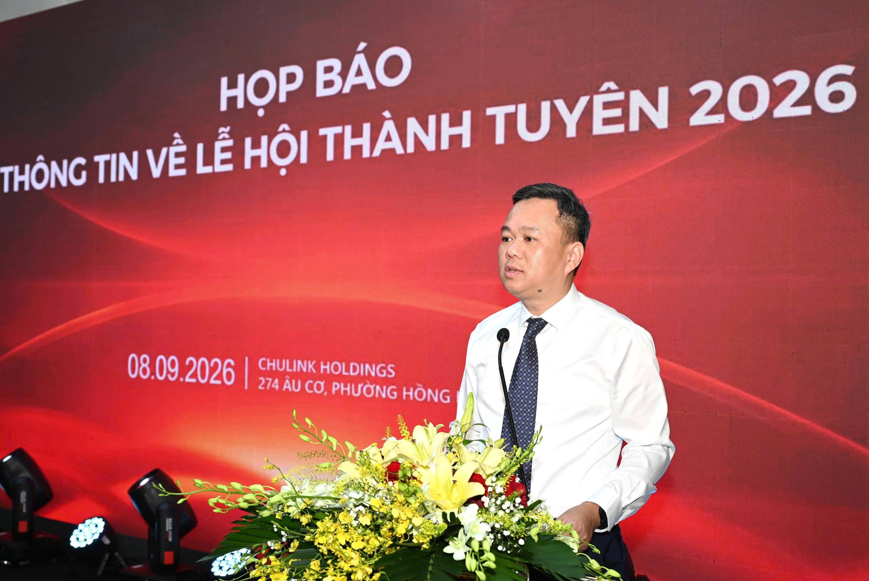 Phát biểu tại họp báo, Phó Chủ tịch UBND tỉnh Tuyên Quang Đỗ Hùng Đức
