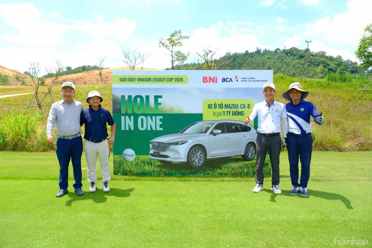 Hoạt động đồng hành tại VINASME Legacy Cup 2026 mở thêm điểm chạm giữa BCA Group – BNI Việt Nam và cộng đồng doanh nghiệp SME.