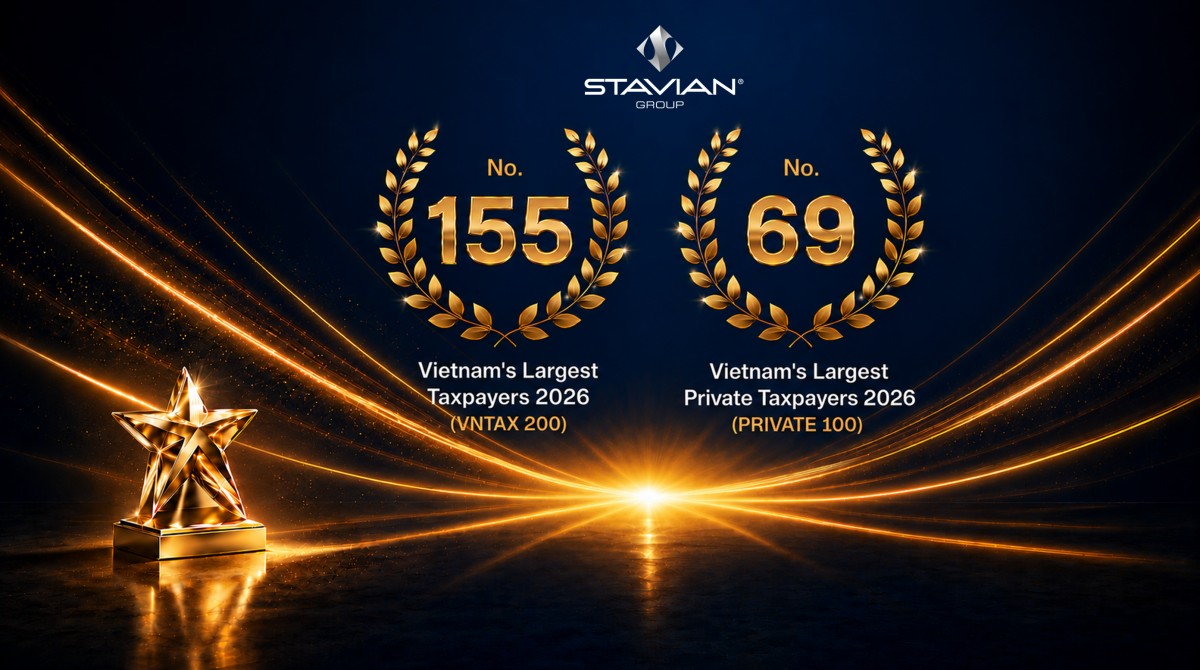 Stavian vào Top 155 doanh nghiệp nộp ngân sách lớn nhất Việt Nam