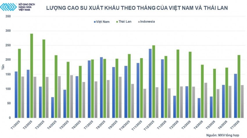 Giá cao su lập đỉnh nhiều năm vì cú siết kép từ dầu và nguồn cung