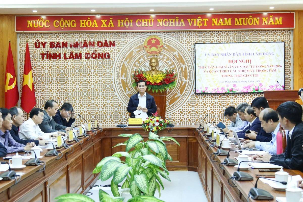 Lâm Đồng đẩy nhanh giải ngân vốn đầu tư công