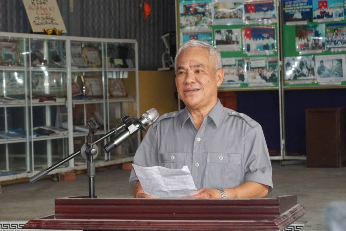  ông Lê Hồng Liêm, nguyên Phó Chủ nhiệm Ủy ban Kiểm tra Trung ương Đảng, Trưởng Ban Liên lạc cựu cán bộ Đoàn Thanh niên Việt Nam phía Nam