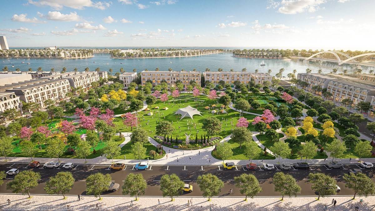 Khu đô thị Vinhomes đều có mật độ xây dựng thấp và dành tối đa diện tích cho các mảng xanh công viên và khu vực vui chơi cộng đồng