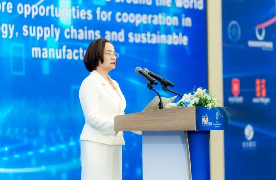 Bà Lý Hoa Liên - Phó Tổng giám đốc Phát triển Kinh doanh và Đối ngoại, Trung tâm Triển lãm Việt Nam (VEC)
