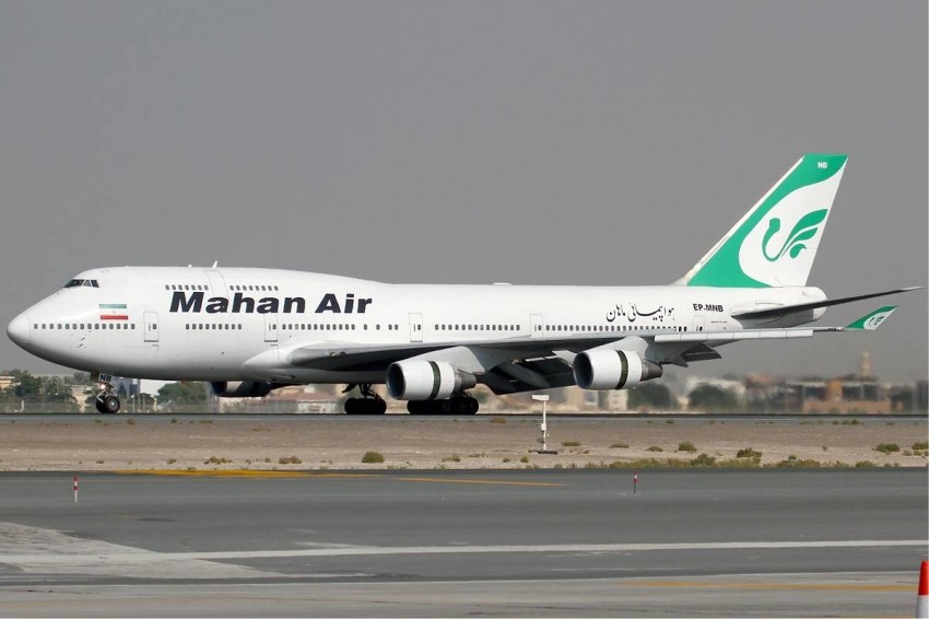 Hãng hàng không Mahan Air của Iran nằm trong danh sách chế tài trừng phạt của chính phủ Mỹ