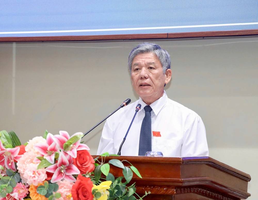 Bí thư Tỉnh ủy Ngô Chí Cường phát biểu bế mạc kỳ họp