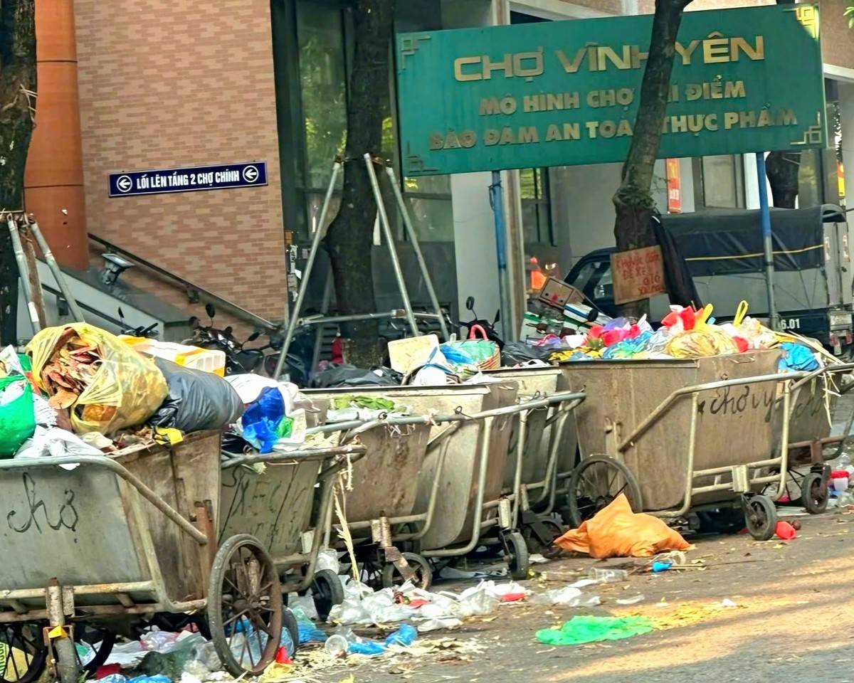 Phú Thọ: Rác ùn ứ tại Vĩnh Phúc, Vĩnh Yên và “nút thắt” Nhà máy Trạm Thản