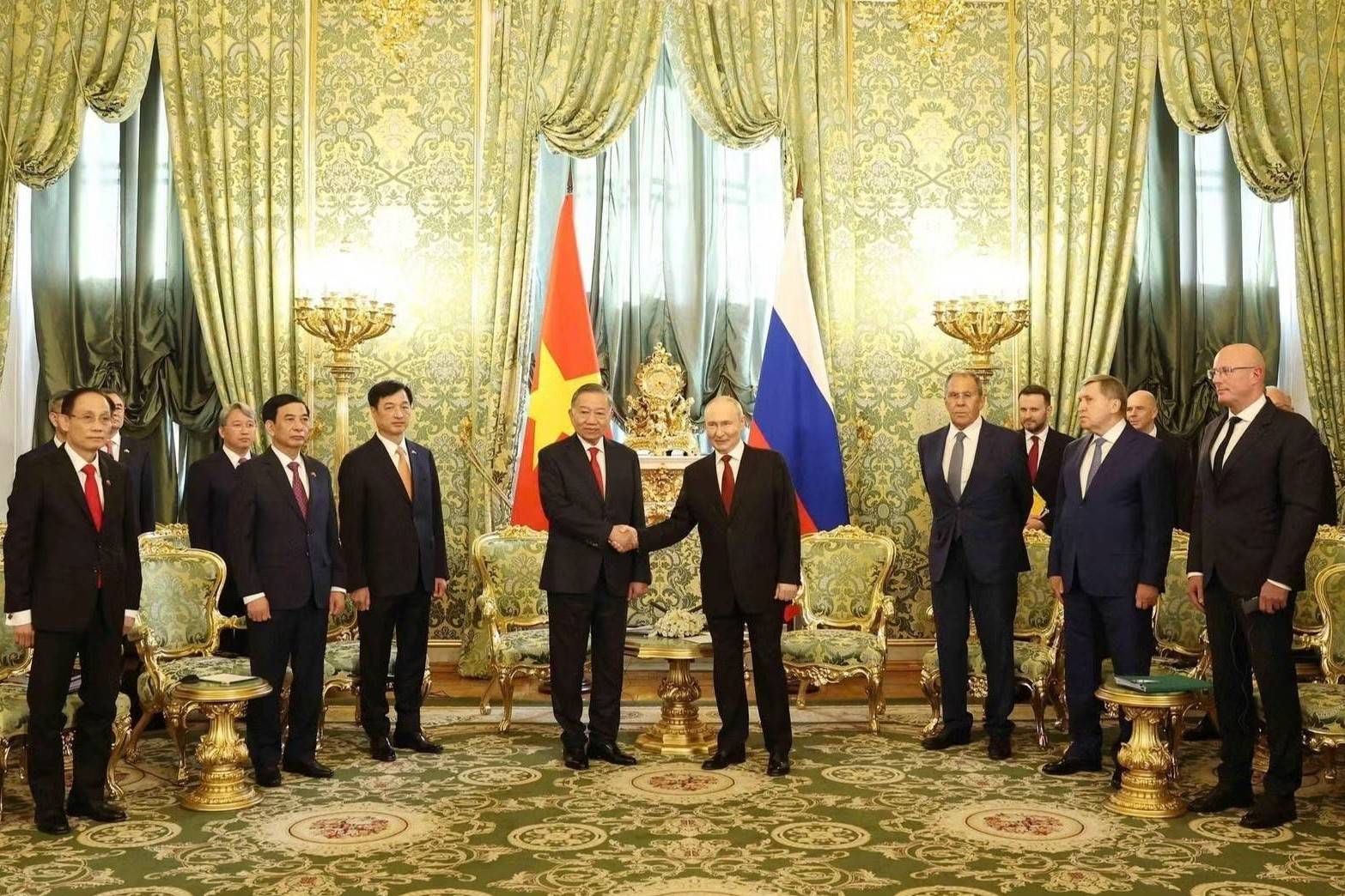 Tổng Bí thư, Chủ tịch nước Tô Lâm hội đàm Tổng thống Nga, thúc đẩy các trụ cột hợp tác mới