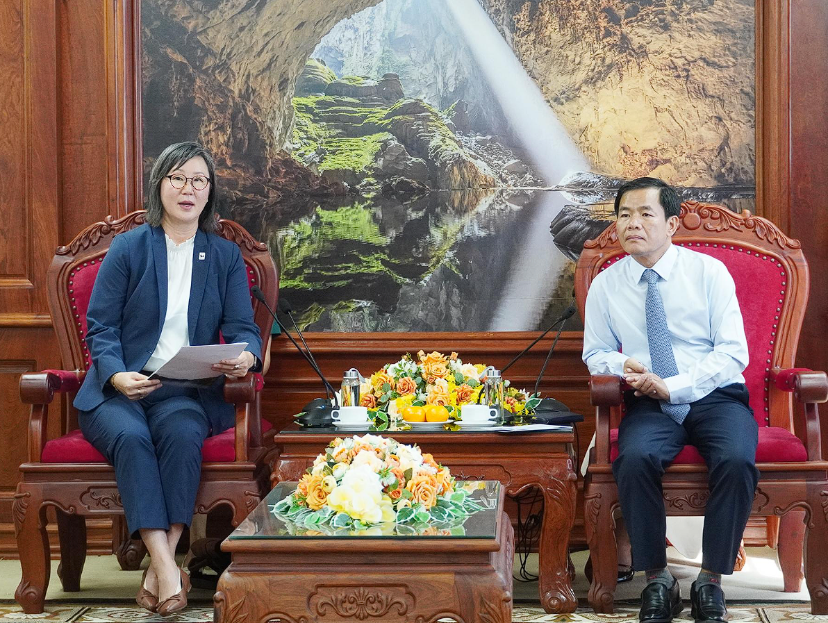 Quảng Trị tăng cường hợp tác với WWF về bảo tồn thiên nhiên và phát triển bền vững