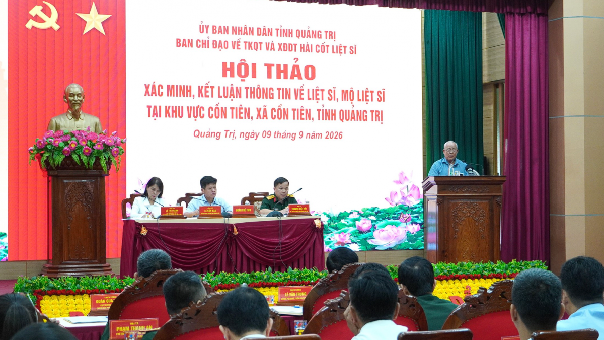 Quảng Trị đẩy mạnh tìm kiếm, quy tập hài cốt liệt sĩ tại khu vực Cồn Tiên