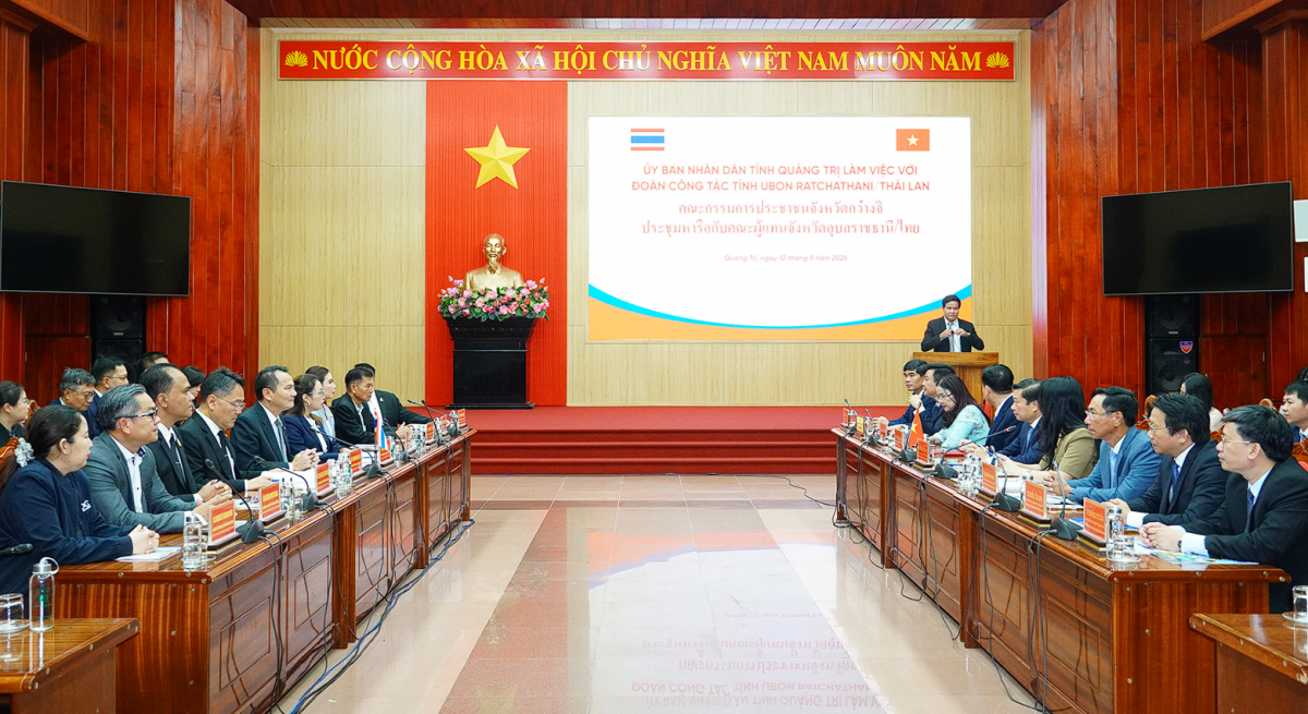 Quảng Trị - Ubon Ratchathani (Thái Lan) tăng cường hợp tác thương mại, logistics và du lịch