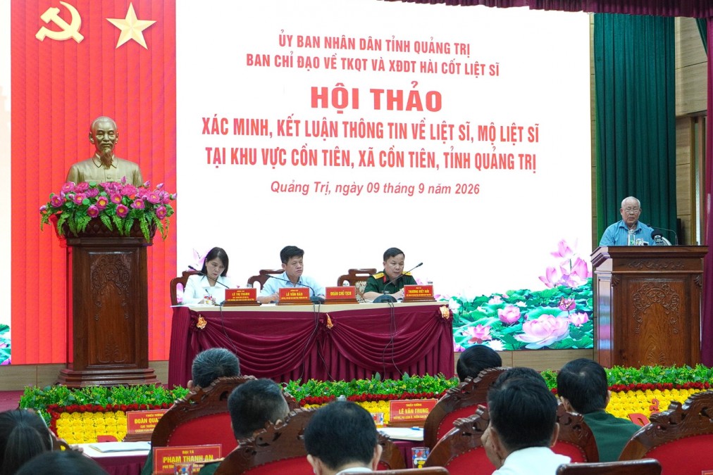Quảng Trị đẩy mạnh tìm kiếm, quy tập hài cốt liệt sĩ tại khu vực Cồn Tiên