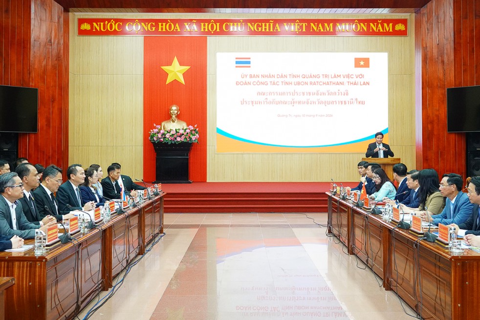 Quảng Trị - Ubon Ratchathani (Thái Lan) tăng cường hợp tác thương mại, logistics và du lịch