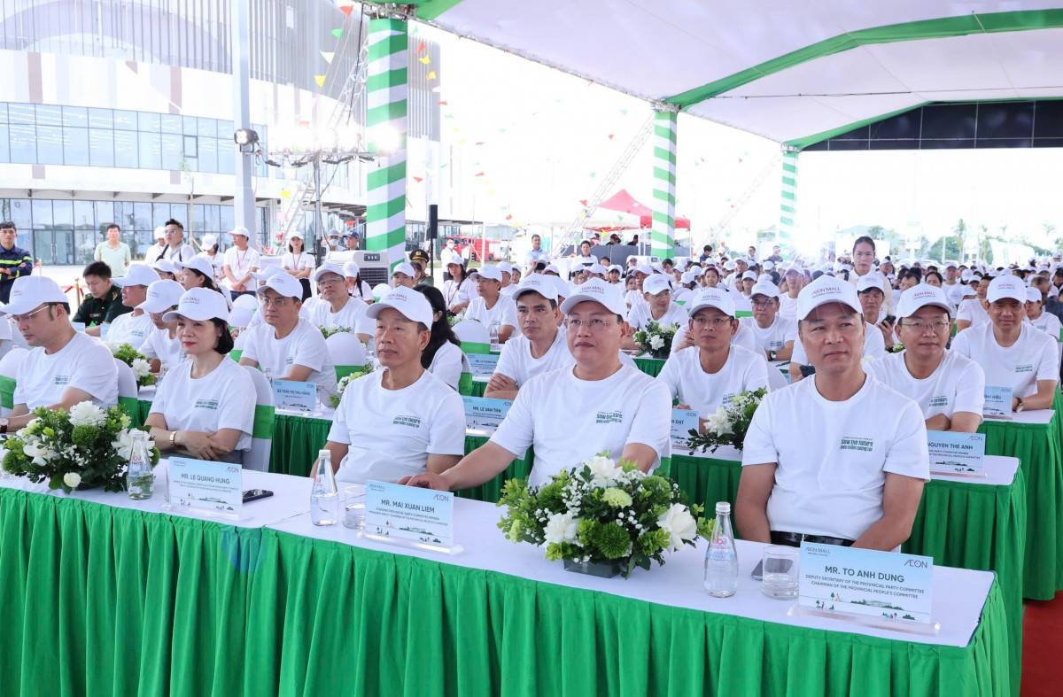 Thanh Hóa trồng gần 5.000 cây xanh trước ngày AEON MALL đi vào hoạt động