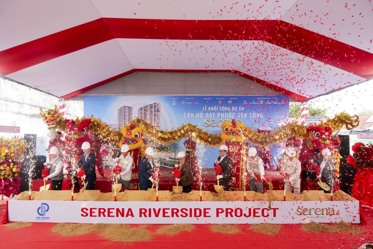 Serena Riverside khởi công, phát triển không gian sống xanh bên sông Sài Gòn