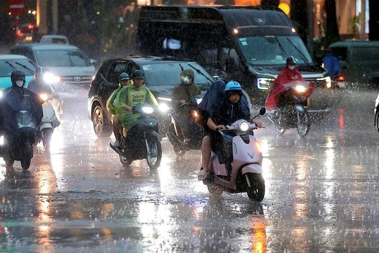 Mưa lớn dồn về phía Bắc, nhiều nơi có thể mưa trên 450 mm