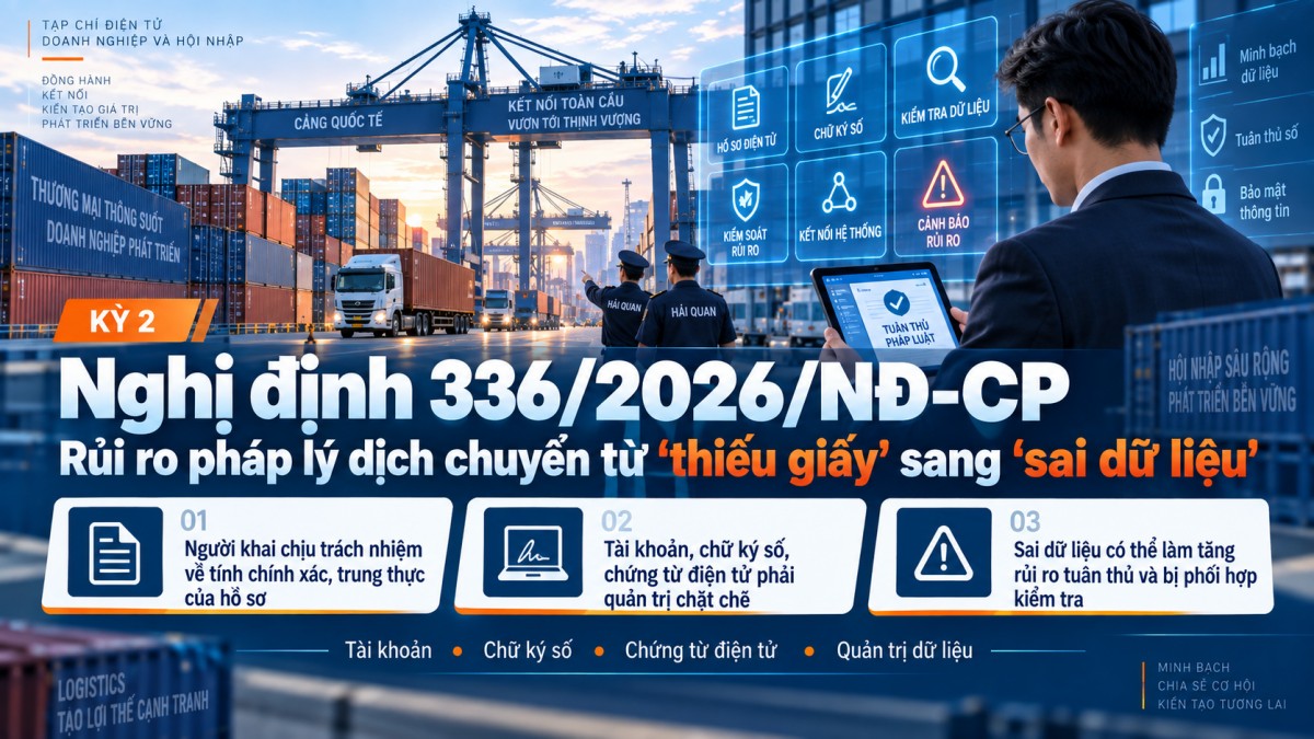 Nghị định 336/2026/NĐ-CP: Rủi ro pháp lý dịch chuyển từ “thiếu giấy” sang “sai dữ liệu”