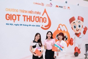 ROX Group và MSB tổ chức ngày hội hiến máu “Giọt Thương” 2026